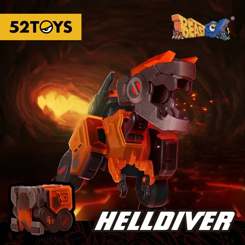 En Stock 52 juguetes BEASTBOX BB-02HD HELLDIVER juguetes de deformación figura de acción juguetes de conversión coleccionables sin caja de almacenamiento regalos de modelo