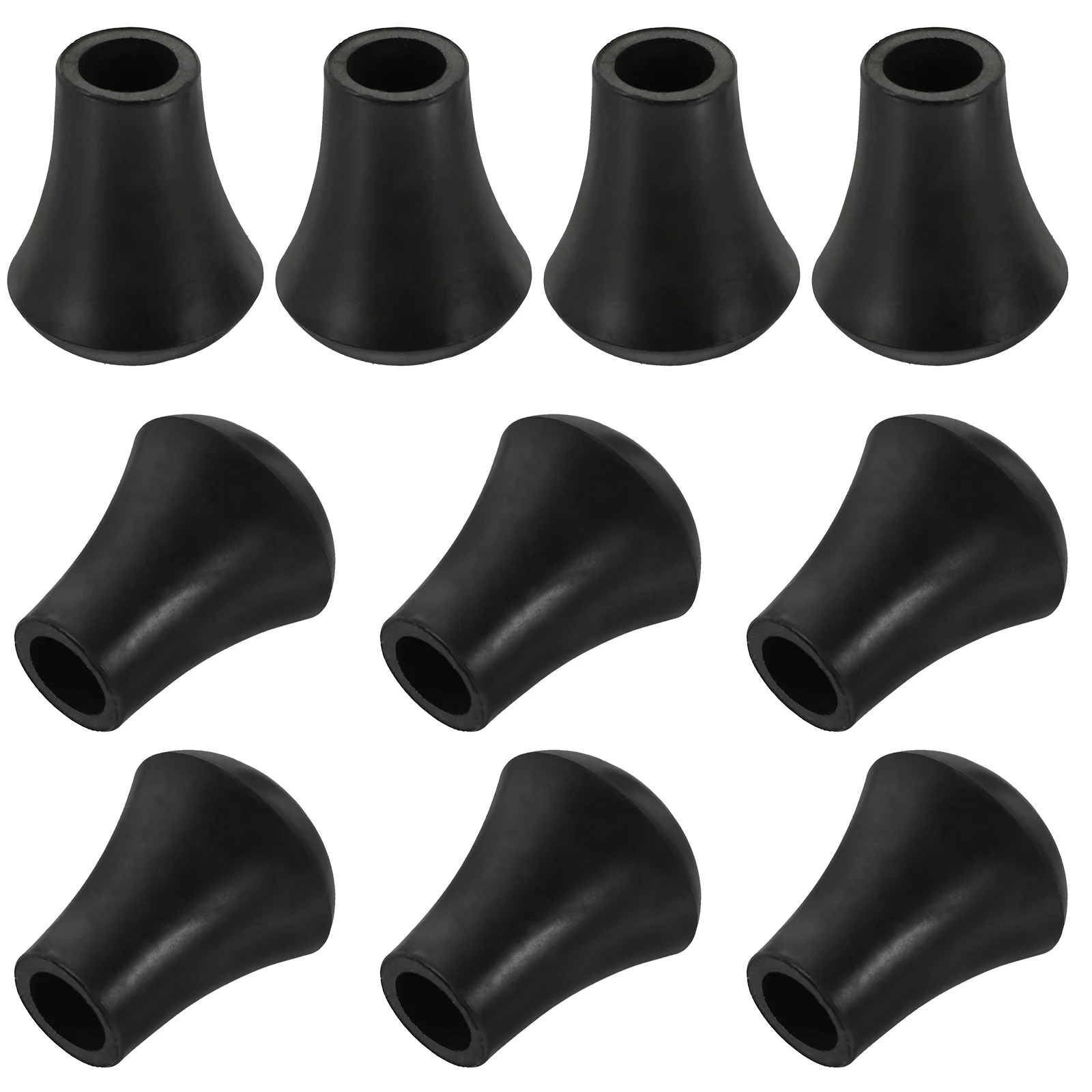 

10 Pcs Anti-slip Drum Leg Bracket Rubber Feet Kit Mats Stand Protectors Tom Replacement Racks Accessory