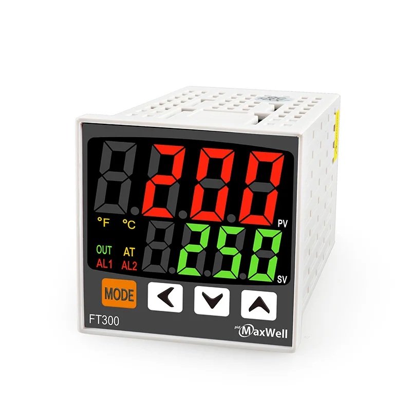 FT300 0.5% Accuracy Auto Tuning Pid Temperature Thermostat Controller With Cu50 Input And On Off Mode