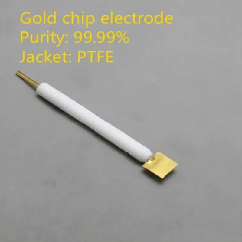 

Large area gold electrode 20*20*0.1mm PTFE coat