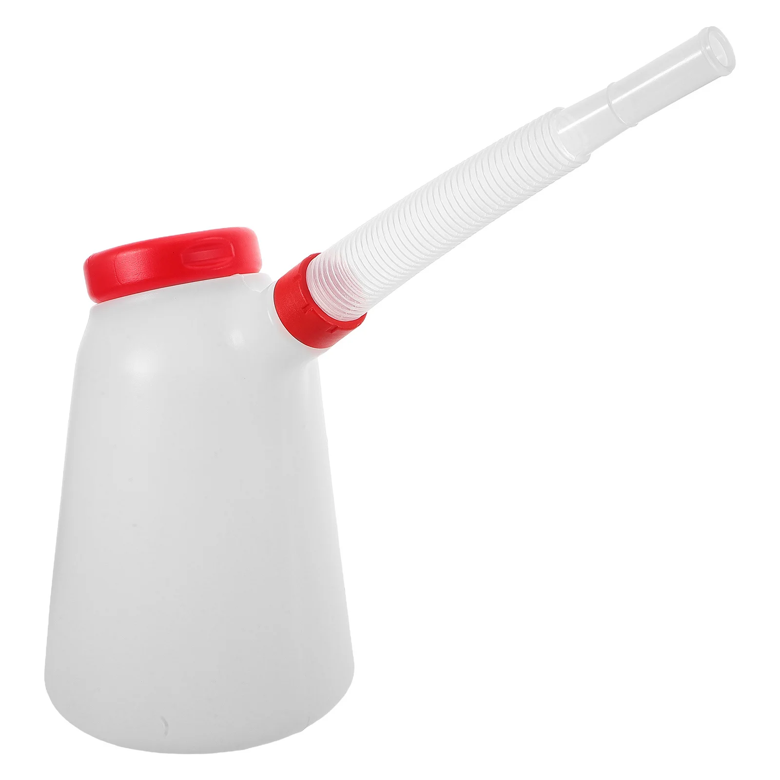 

Plastic Oil Injector Red Scale Measuring Container Long Spout for Automotive Boat Engine Oil Refueling Scale Boat Injector