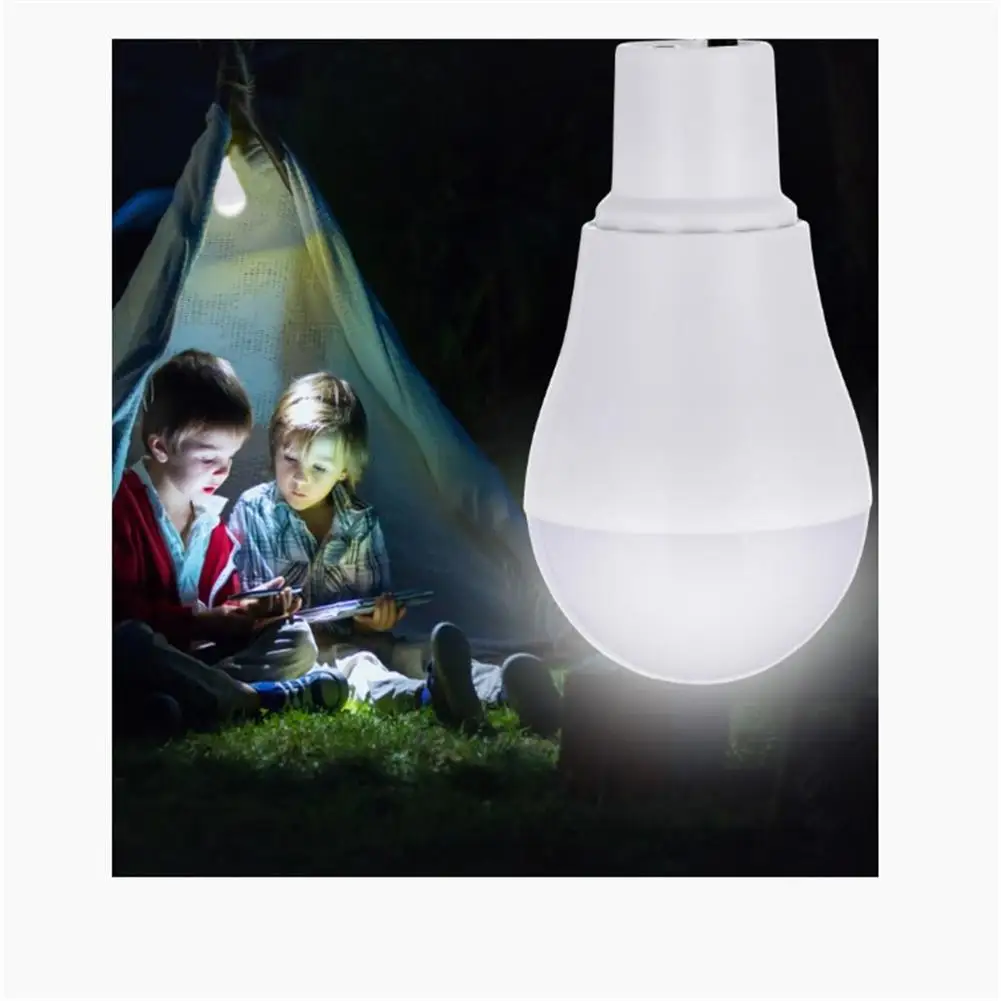 3w Outdoor Camping LED Glühbirne Solar panel betrieben hohe Helligkeit Zelt lampe für Innen beleuchtung im Freien