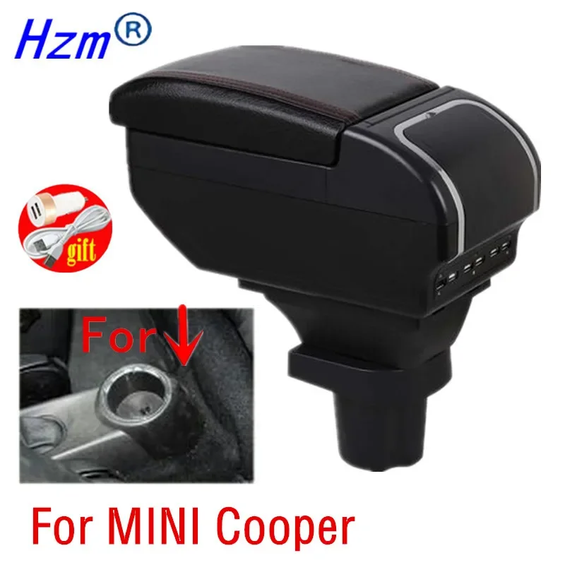Für MINI Cooper R50 R52 R53 R56 R57 R58 F55 F56 F57 Countryman R60 F60 Zentrale Armlehne Lagerung Box Änderung Zubehör