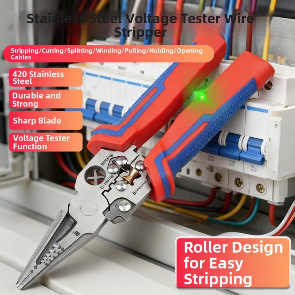

Промышленный многофункциональный инструмент для зачистки проводов, профессиональные щипцы для электрика, ручной инструмент для зачистки проводов, кабельные кусачки