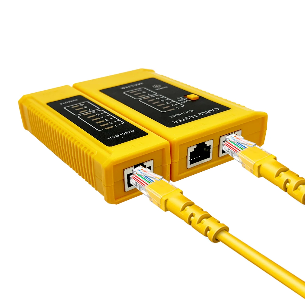 كابل اختبار lan اختبار كابل الشبكة RJ45 RJ11 RJ12 CAT5 UTP LAN كابل اختبار شبكة أداة إصلاح الشبكة