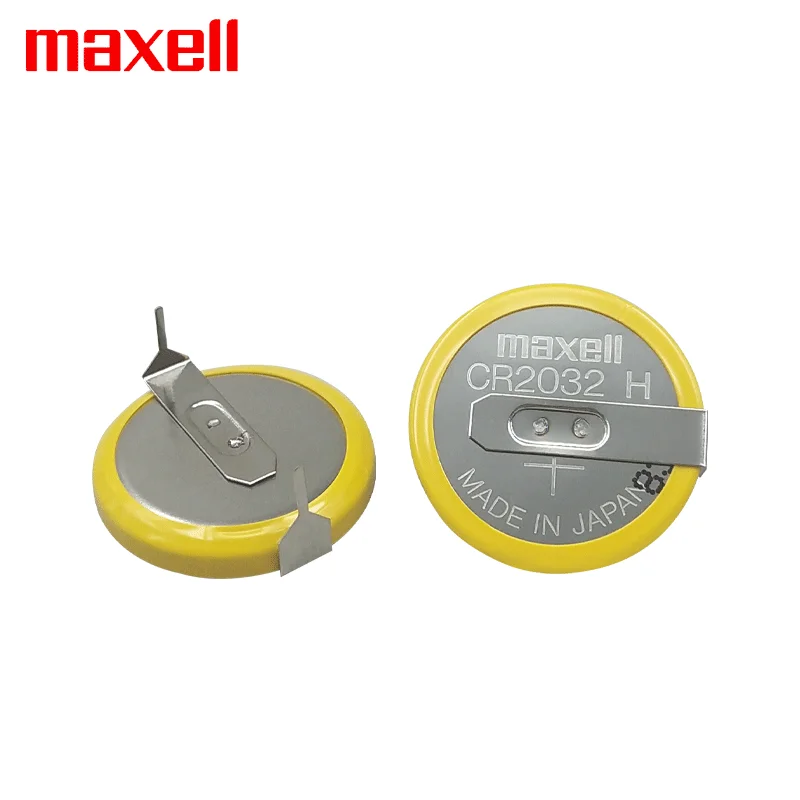 1PCS Maxell Brand New Original Japanese Button Battery CR2032H LIR2032 3V High Capacity Button Battery With Welding Legs