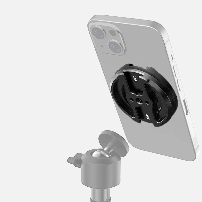 

FEICHAO Magnetic Base Phone Holder for Magsafe to 1/4'' Arri Hole /Cold Shoe Mount Adapter for Tripod Phone Stand Mount Base
