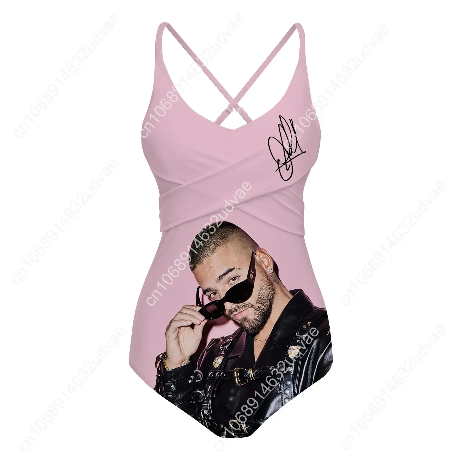 Maluma Swimsuit Womens Sling Swimsuits Personalized Sexy Swimwear Pool Party Beach Bikini Summer Customize Bathing Suits