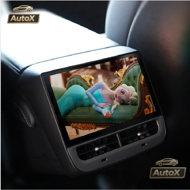 테슬라 모델 Y 3용 오토 X 8.66인치 후방 디스플레이 안드로이드 13 WIFI 엔터테인먼트 스크린 4G 64G 무선 카플레이 안드로이드 오토 썸네일 2
