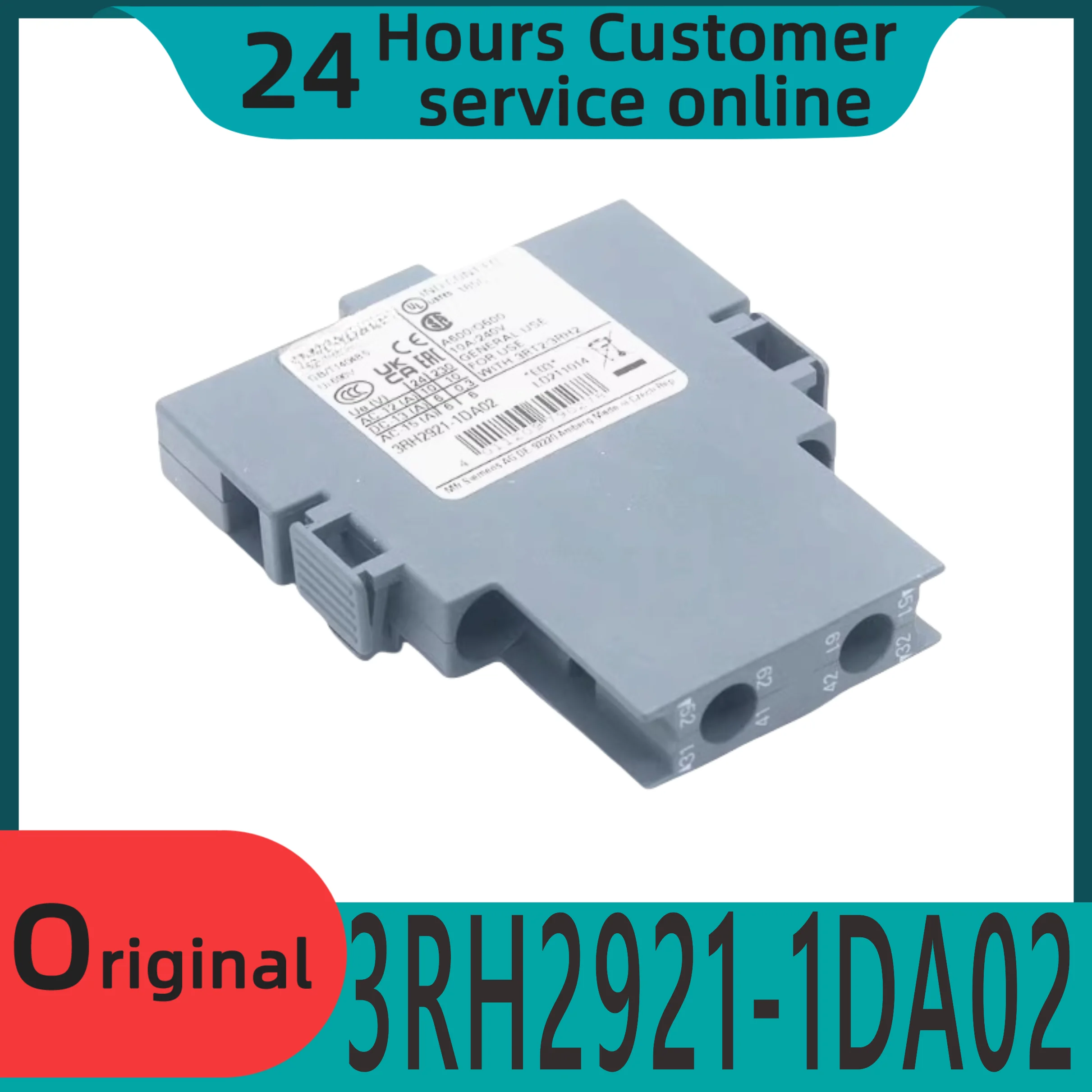 

New original elevator contactor auxiliary contact 3RH2921-1DA02 intermediate relay