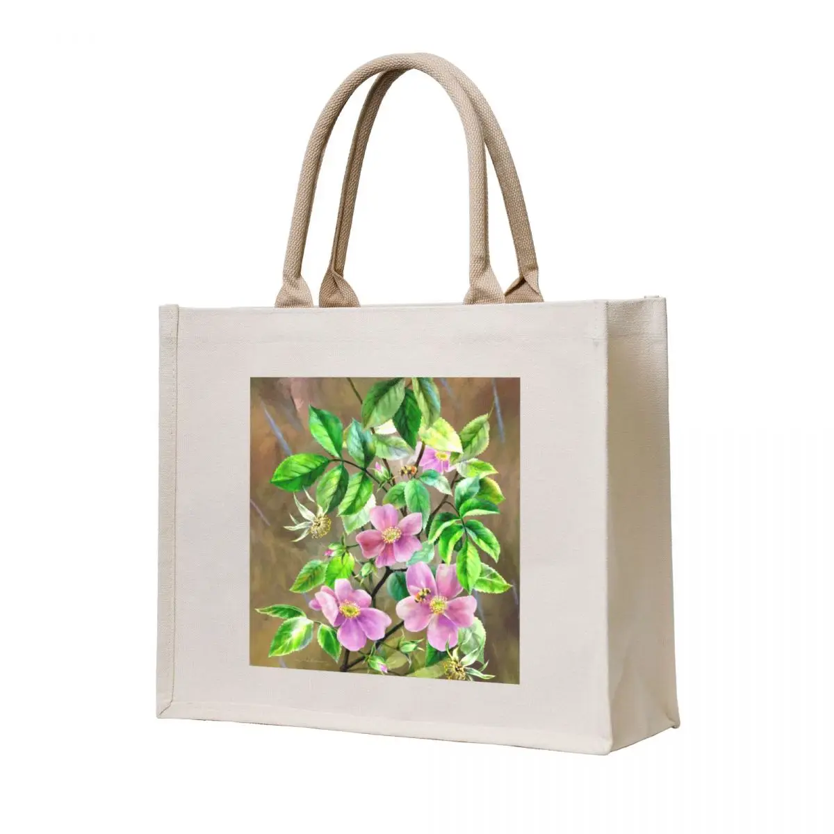 

Wild Roses Tote Bag eco pack cute tote bag Handbags