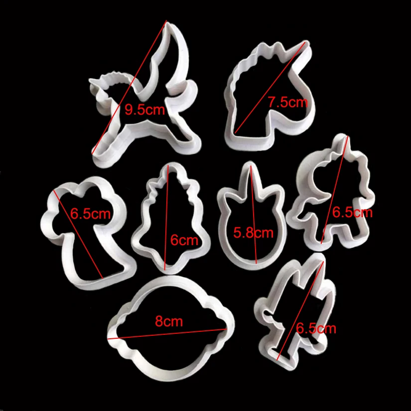 Unicorn Cake Cutter Cookie Biscuit Mold Kitchen Fondant Decorating Tools