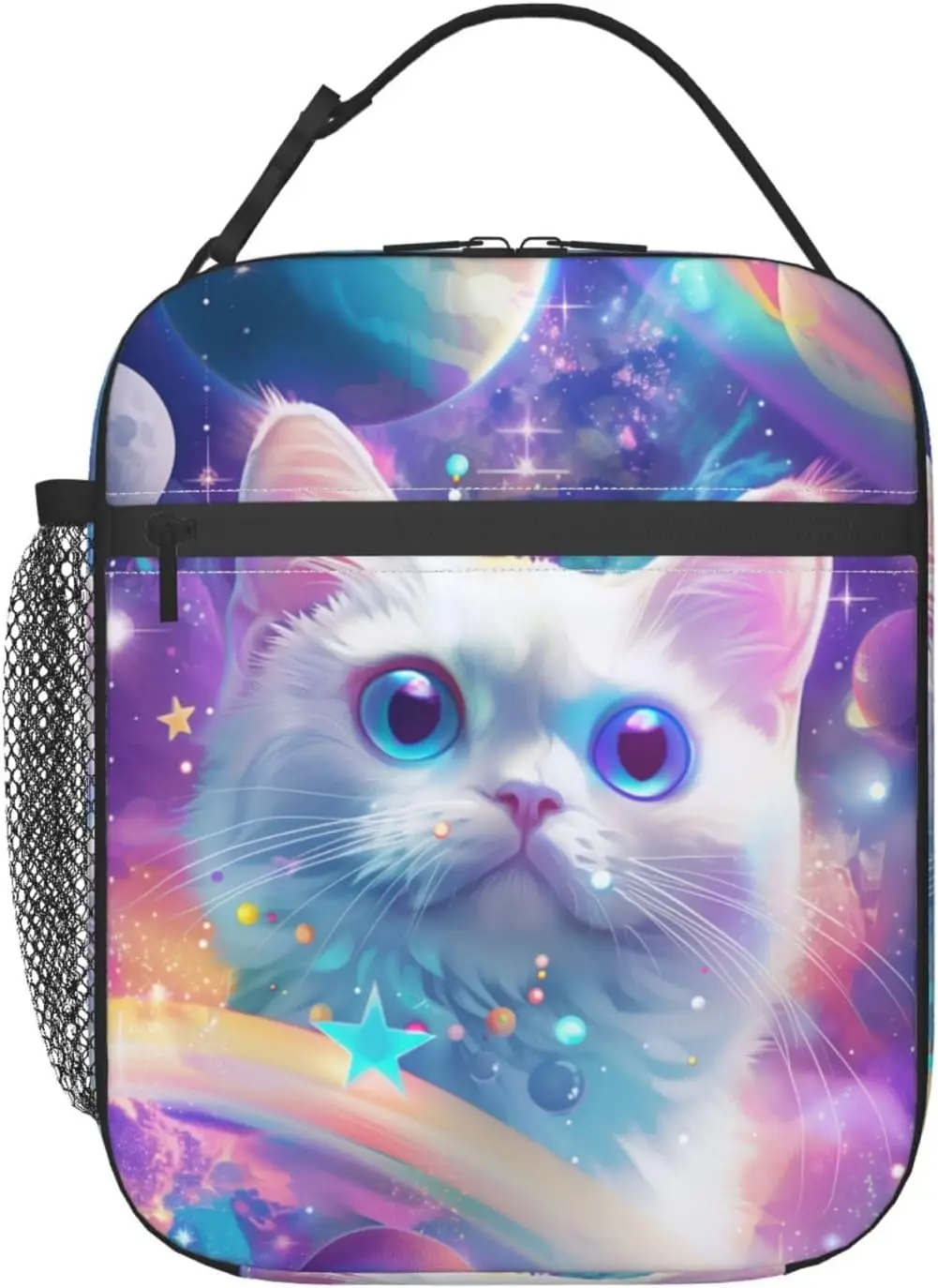 Insulated Lunch Box for Girls Men Boys Women Cat Lunch Box for Work,Picnic,School,Travel,Hiking,Beach or Fishing