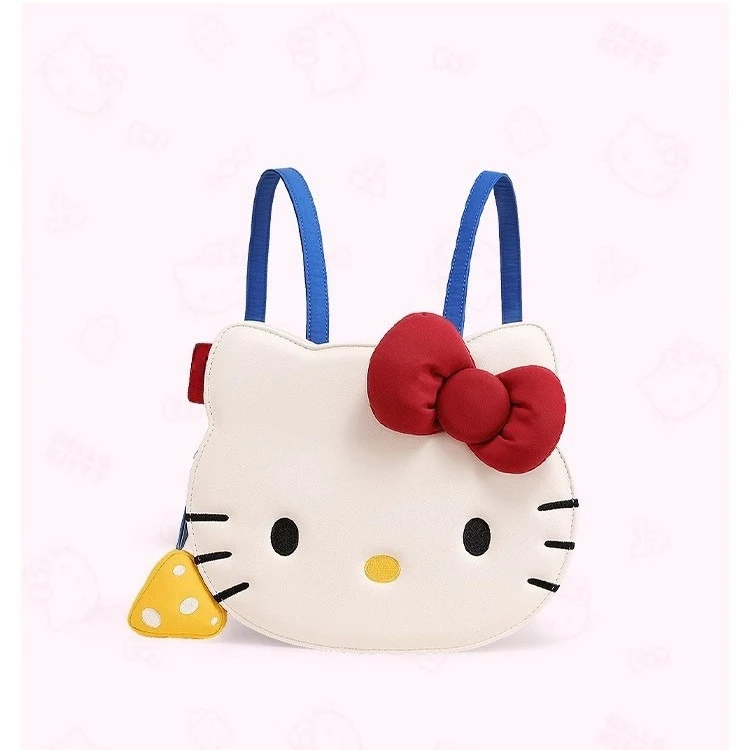 Mochila Sanrio Periphery Hello Kitty Anime, bonita mochila KT de moda de gran capacidad, puede dar regalos para niñas y compañeros de clase