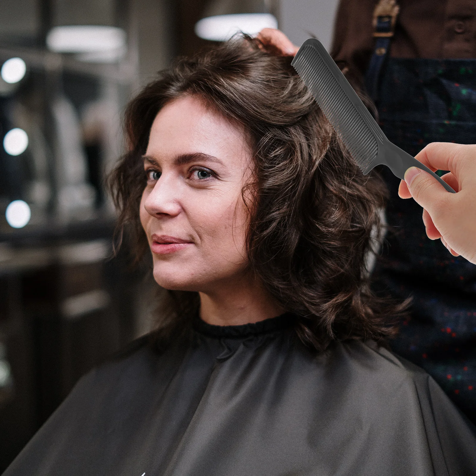 

Hair Cutting Comb Professional Small Sturdy ABS Barber Comb for Braiding Hair Parting Combs Bulk Cutting Combs