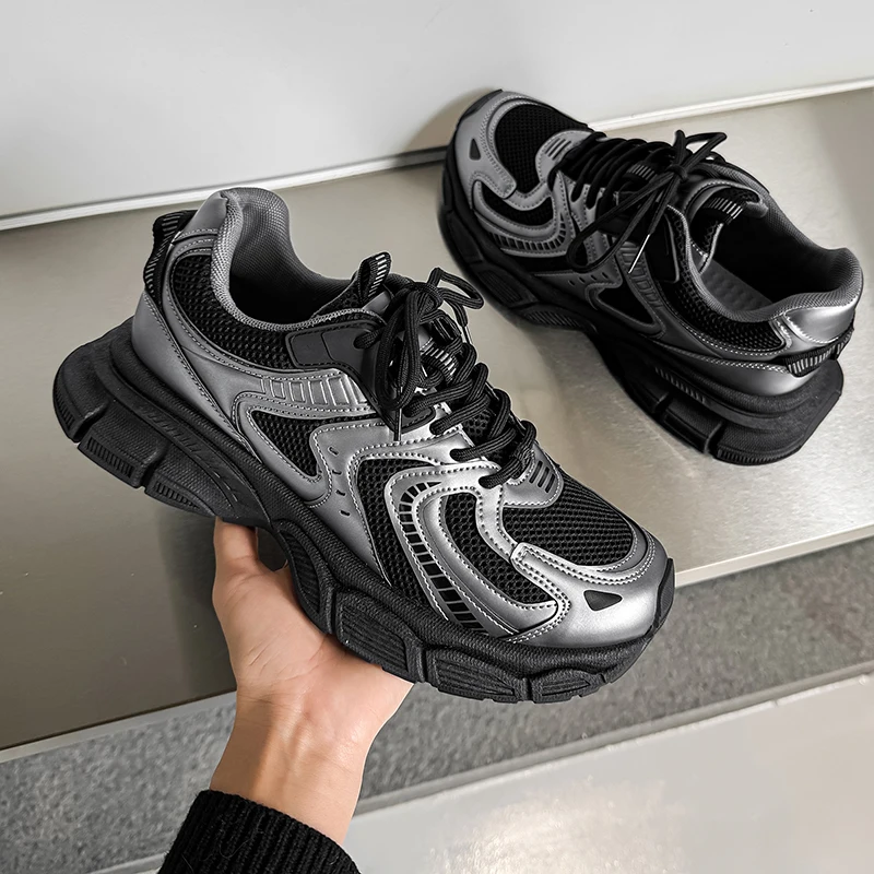 

2026 Men's Lightweight Running Shoes Breathable Mesh Walking Shoes Non Slip Comfortable Athletic Shoes for Men Sports Outdoor