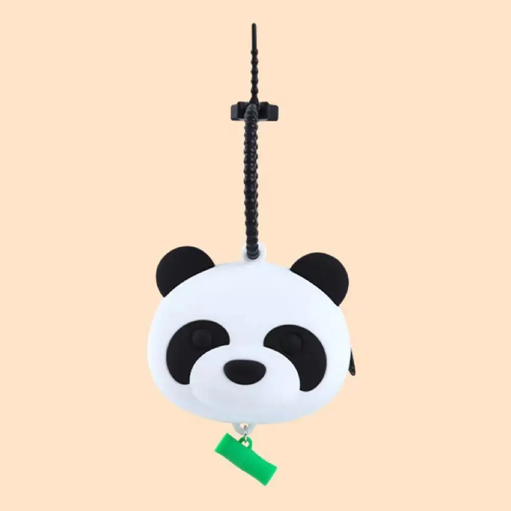 Funny Cartoon Silicone Coin Purse Waterproof Panda Shaped Mini Cute Wallet Exquisite Portable Silicone Earphone Bag Travel