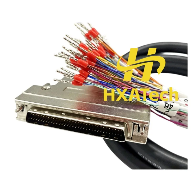 HXATech- SCSI HPDB68 Male Data Cable with Number management 68-pin pressure tube terminal adapter DB68pin Splitter Connector