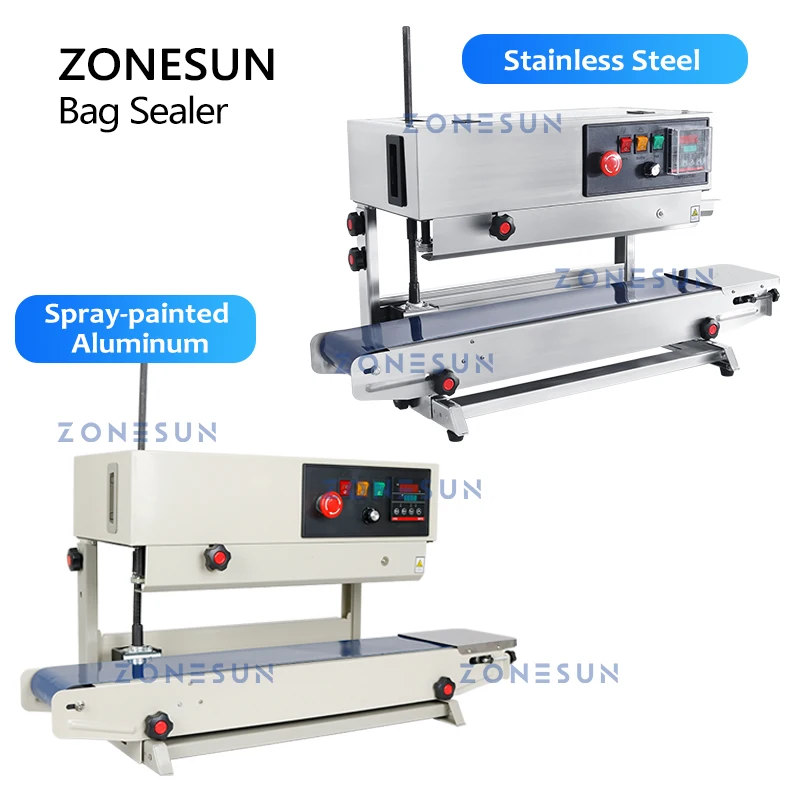ZONESUN ZS-FR900S Automatische Vertikale Kontinuierliche Abdichtung Maschine mit Codierung Aluminium Folie Doypack Tasche Sealer