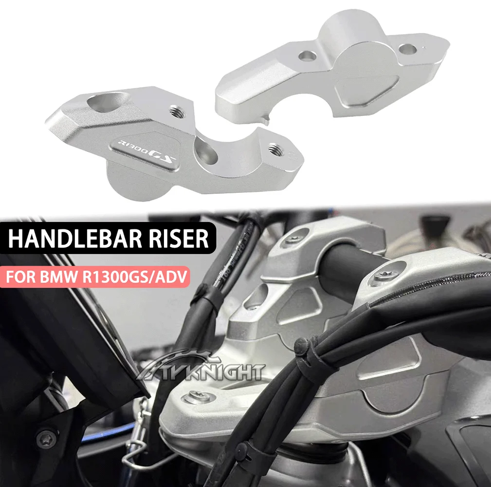 Elevador de manillar de motocicleta, accesorios para BMW R1300GS/ADV para BMW R1300GS/ADV R1300GS/ADV, Clip elevador de mango duro