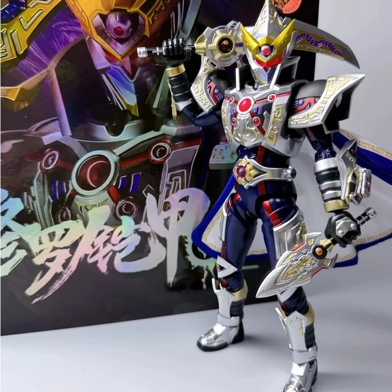 

In Stock Armor Hero Shura Armor Fine-Painted Model Action Figure Anime Peripheral Toy Collectible Desktop Ornament Holiday Gifts