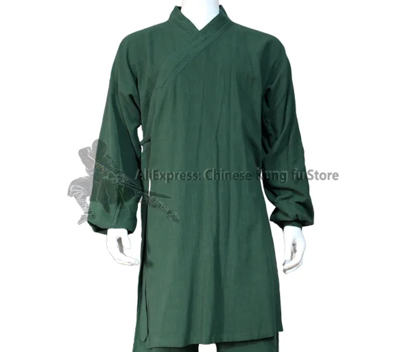 

20 Colors Soft Cotton Kung fu Zen Meditation Robe Wudang Shaolin Kung fu Jacket Tai Chi Wing Chun Clothing Martial arts Coats