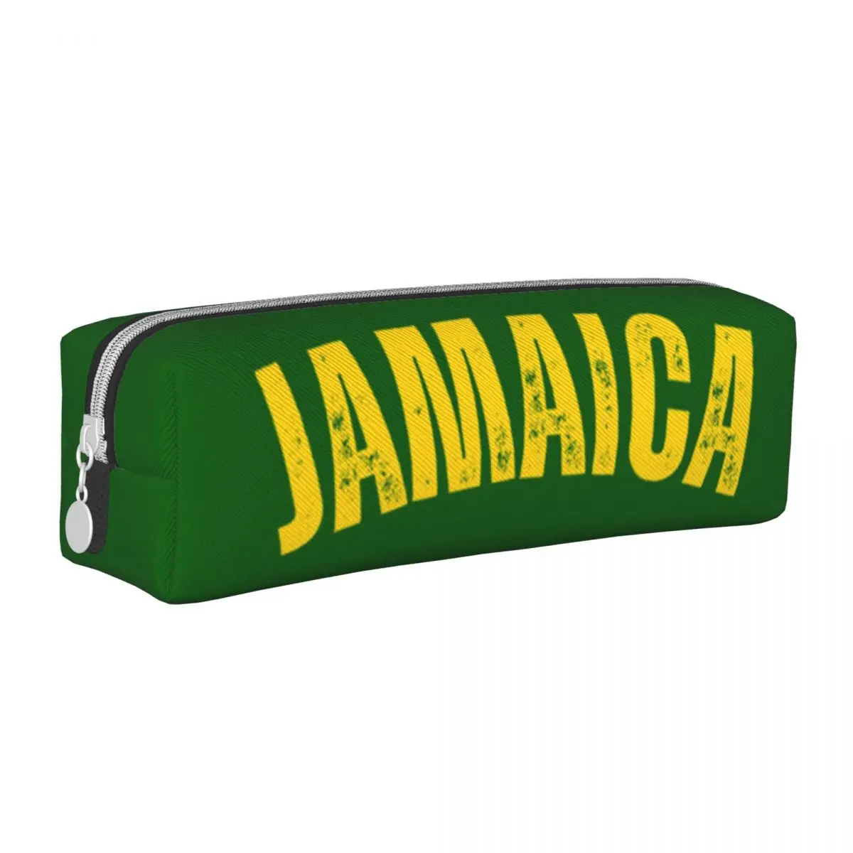 Vintage Jamaica Pencil Case Retro Vacation Square Pen Box Child Kawaii University School Pencil Cases Stationery