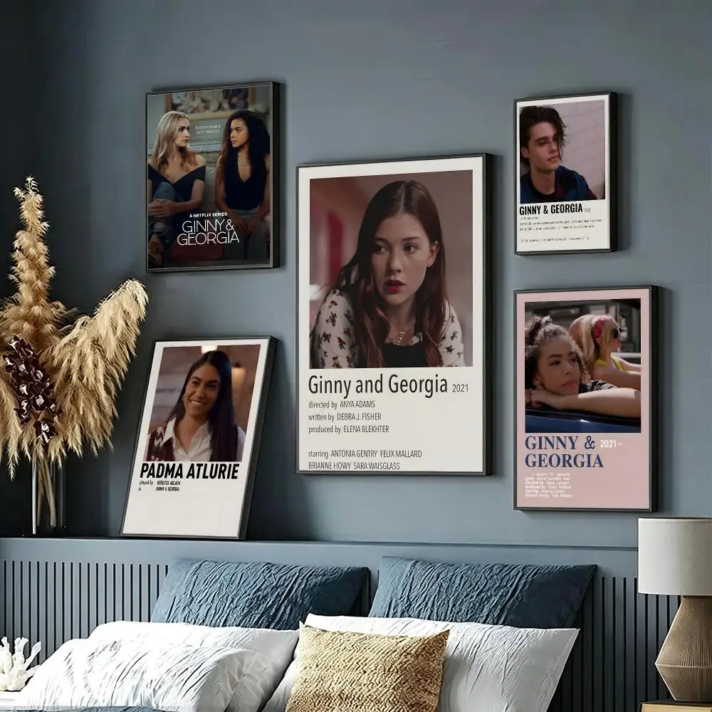 series Ginny & Georgia Poster Wall Posters Self-Adhesive Wall Stickers Home Decoration for Bedroom Living Room