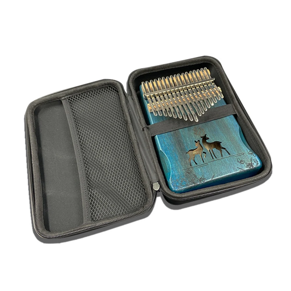 

Oxford Cloth EVA Thumb Piano Bag Black Mini Lightweight Portable Kalimba Case Pouch Storage Protective Soft Reliable Travel