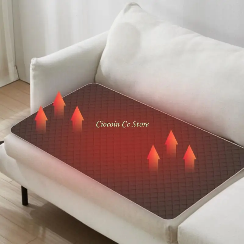 

X90F Подушка с подогревом и питанием от USB, с 3 регулируемыми уровнями температуры для домашнего офиса