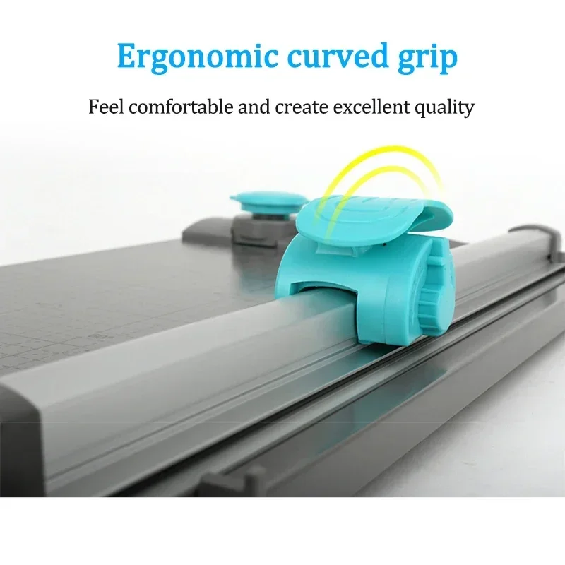 New Electric Paper Cutter A4 Precision Paper Photo Trimmer Small Roller Paper Cutter Photo Card Hand Account Cutter DIY Office S
