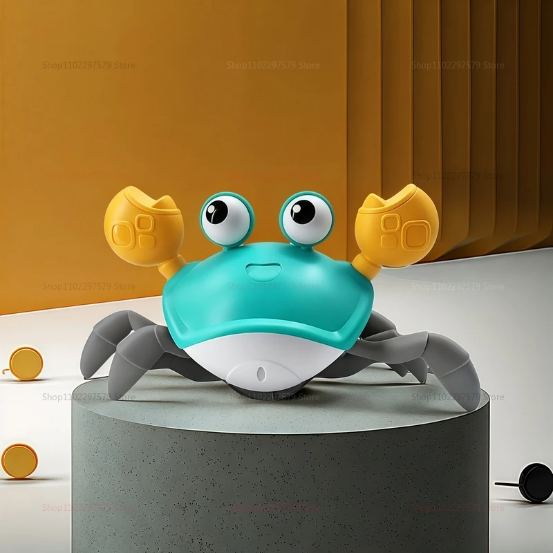 ของเล่นปูคลาน ของเล่นเต้นเดินเคลื่อนไหวได้ ของเล่นเสริมพัฒนาการสำหรับเด็กทารก ปูมีเสียงเพลง ของเล่นเด็กเล็ก ของขวัญสำหรับเด็กวัยเตาะแตะ