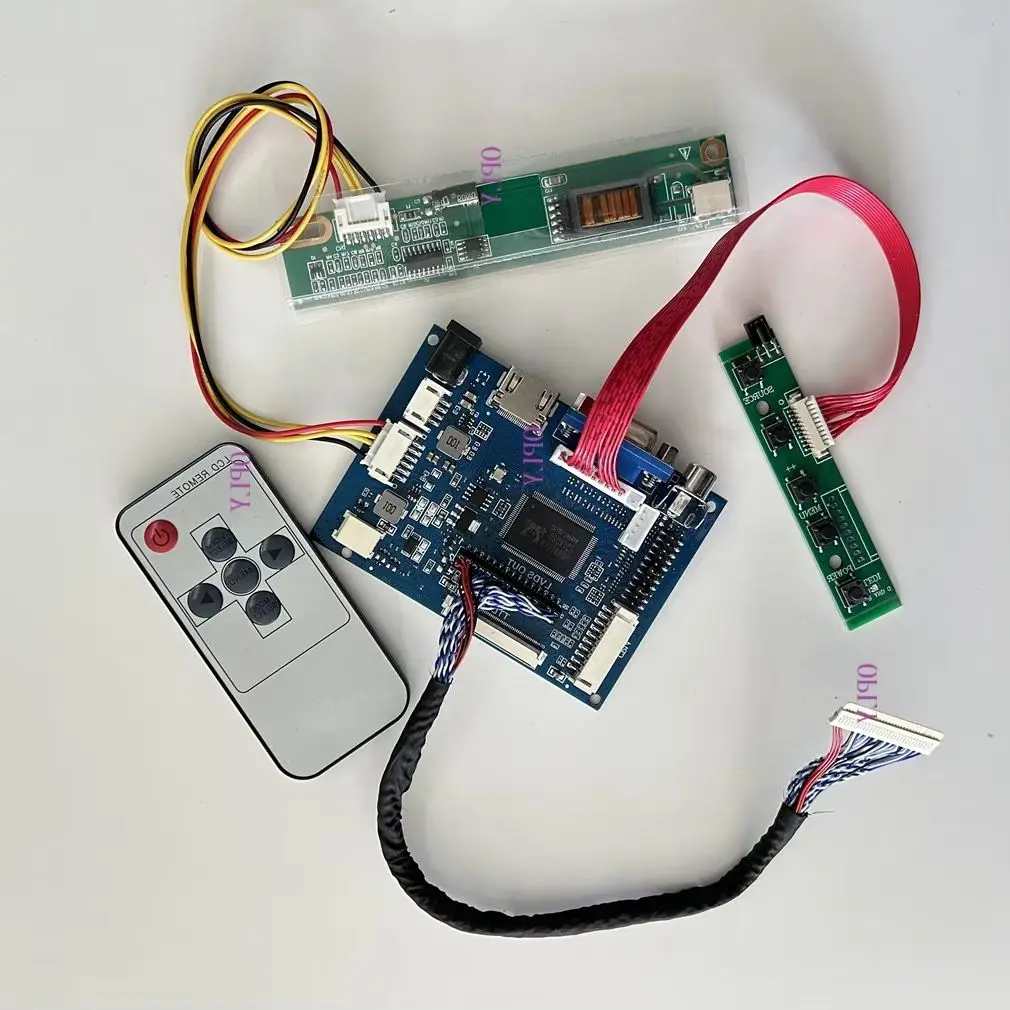 

VGA HDMI-compatible Controller board Afor B140EW01 B140EW02 14" 1280×768 30pin 1 CCFL LCD panel DIY Kit