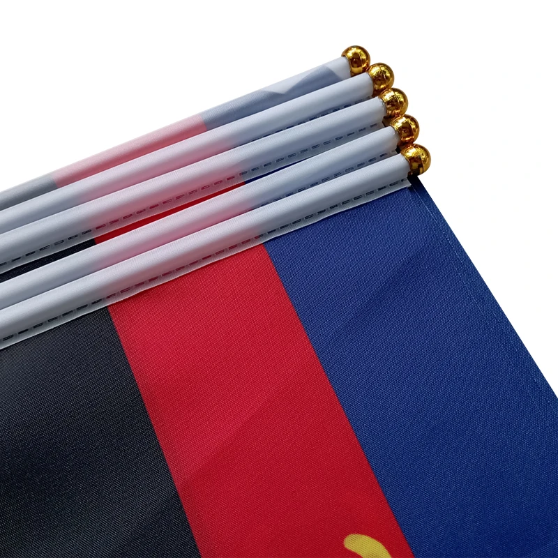 xvggdg  100pcs  14 * 21cm    Custom Hand Flag     LGBT Polyamorous Pride Flag
