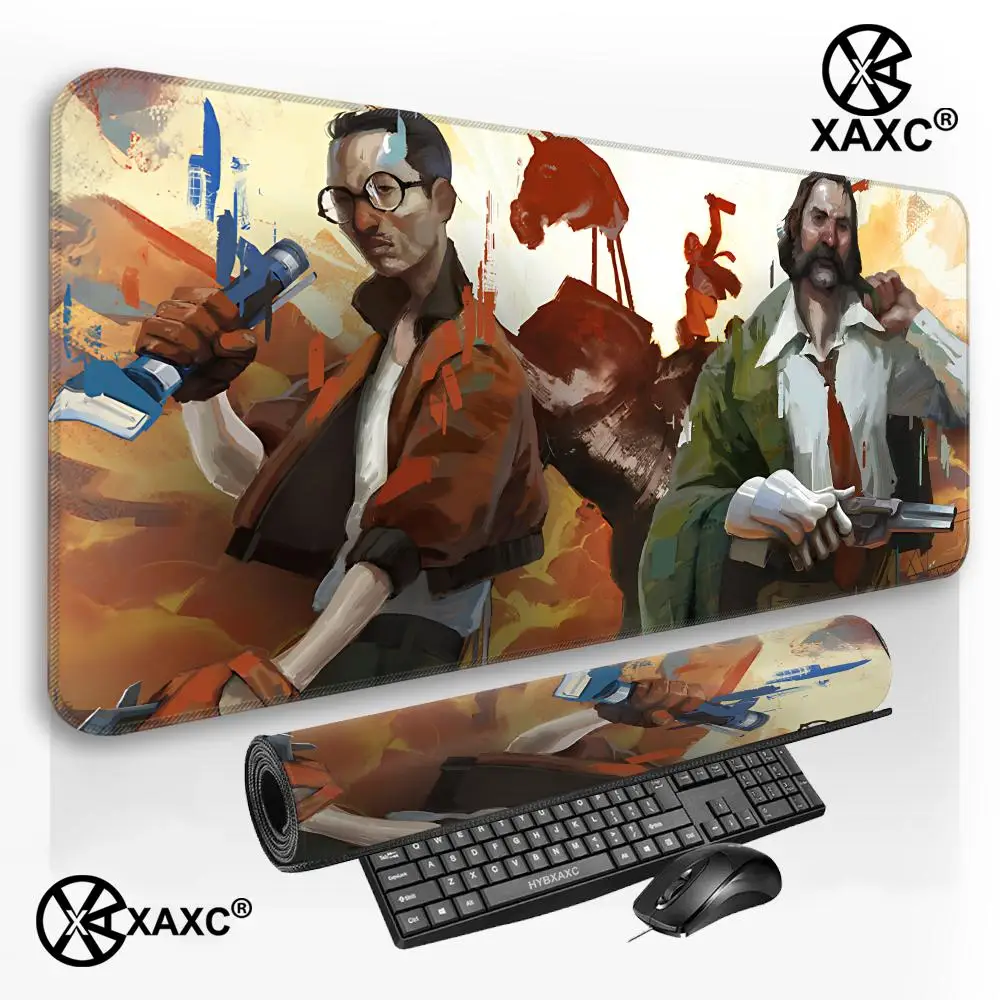 Xxl pc gamer mouse pad disco elysium teclado de computador tapete de mesa gabinete acessórios de jogos tapete mousepad