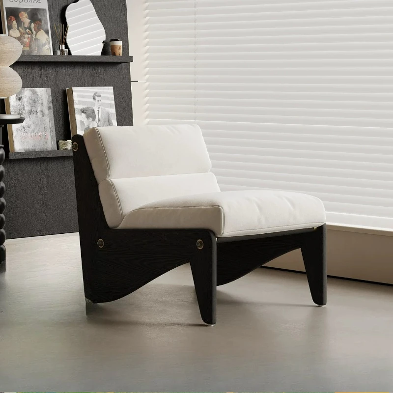 Single sofa chair designer size apartment single chair wabi wind living room balcony leisure chair