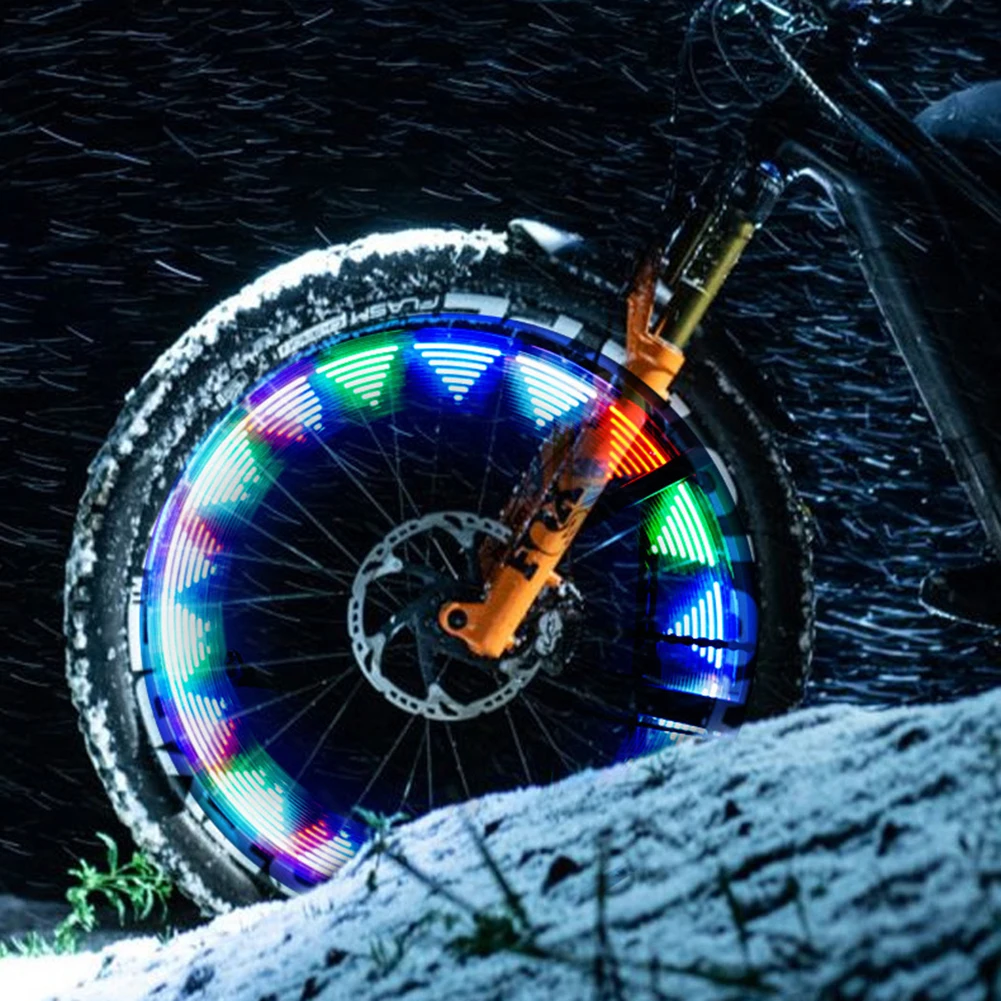 

Solar LED Colorful Bike Wheel Light USB Rechargeable Bicycle Spoke Light Smart Sensing Bike Tire Safety Light for Kids Adults