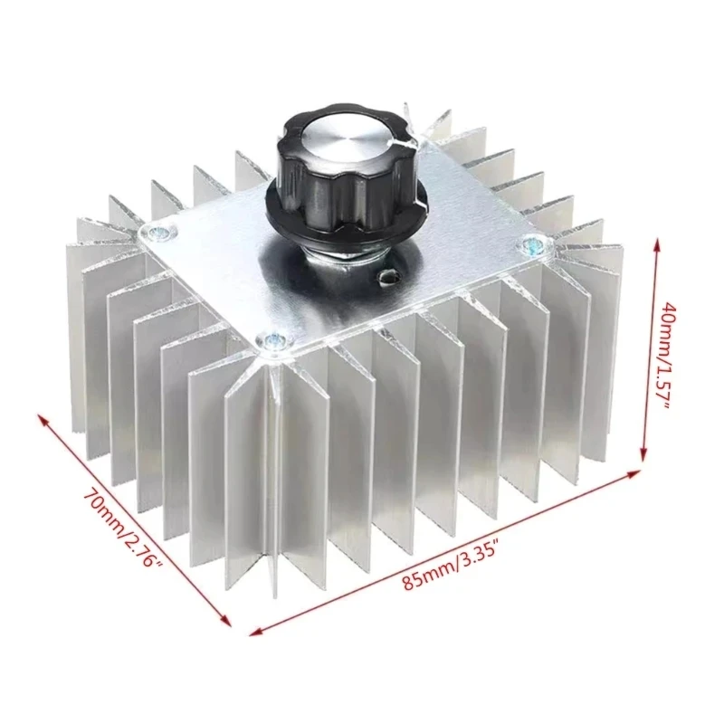 Regulador eletrônico de tensão do poder superior com Shell, ajuste de temperatura que escurece, escurecendo, 5000W, 220V