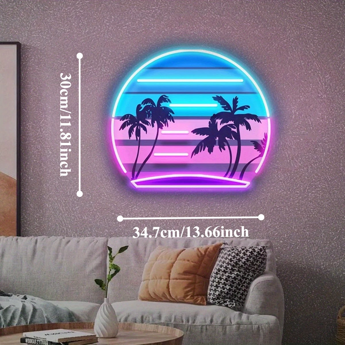 Letrero LED de Neón con Diseño - Wall Decor Lighting Tree reseña y precio