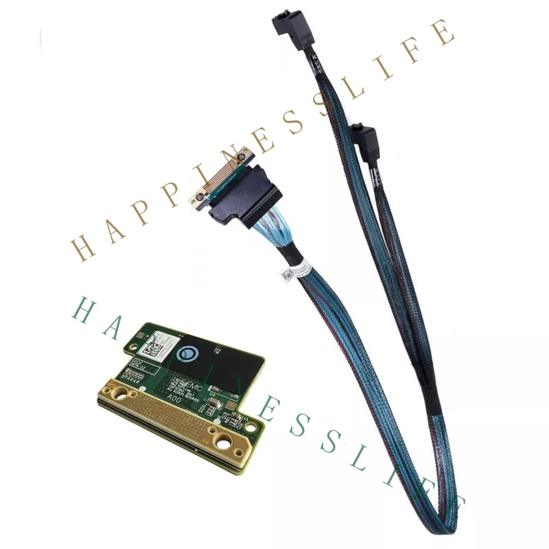 PK+   New For Dell PowerEdge R740 04M4C 0N7HT1 PERC Dual Mini SAS HD SFF-8643 Cable