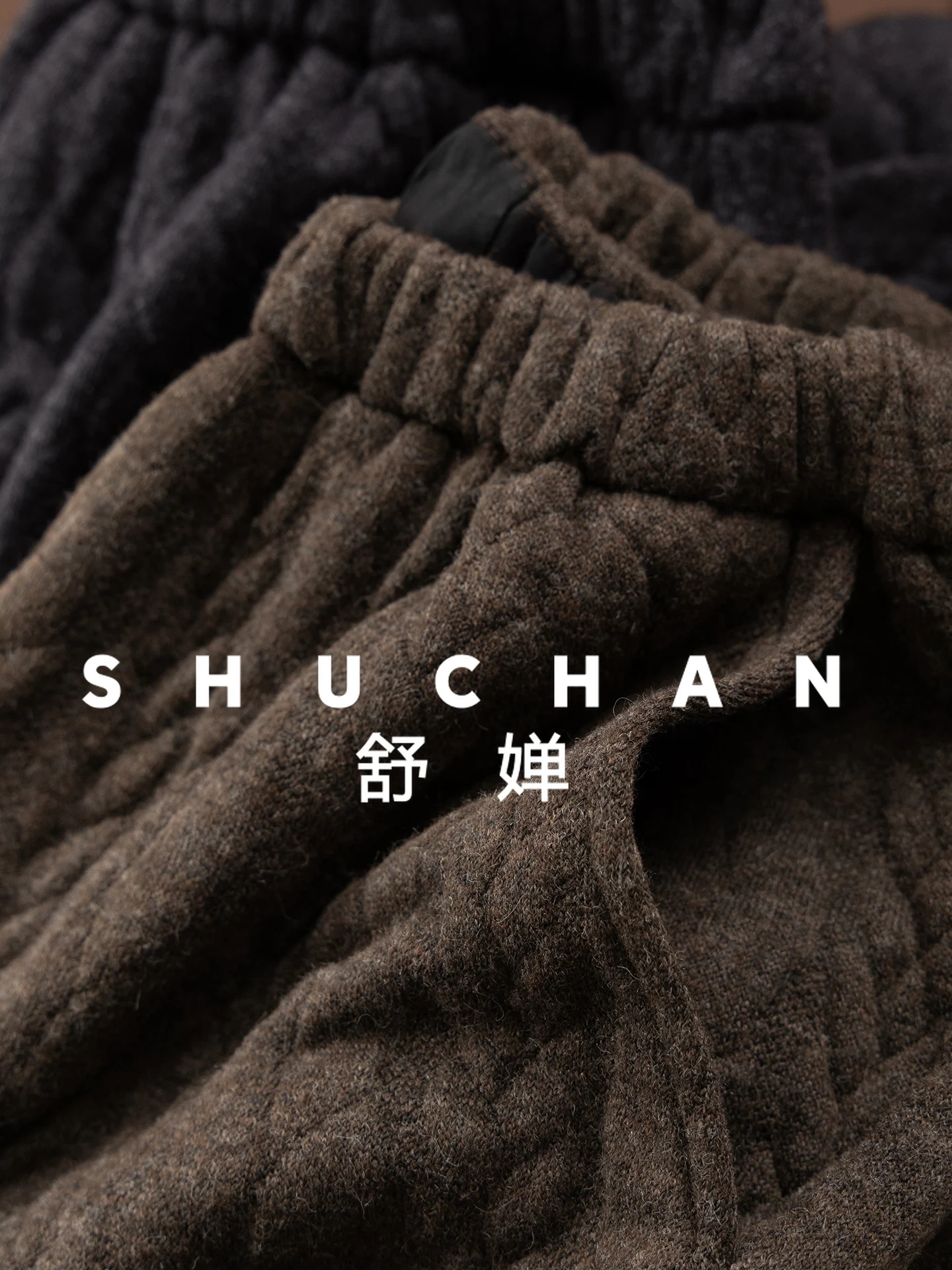 عرض الشتاء أرجل جميلة تحتوي على صوف فضفاض وسميك وأرجل واسعة ربع/شورت نسائي 94E5 #3