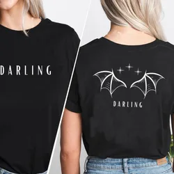 Rhysand Darling T-shirt High Lord Favorite Bat Boys Tshirt ACOTAR Wingspan Graphics Tees Bookish Merch Sarah J Maas T Shirt