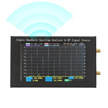 Tracking generator with touch LCD 6GHz 35MHz-6000MHz Handled Spectrum Analyzer and RF Signal Source Signal Generator