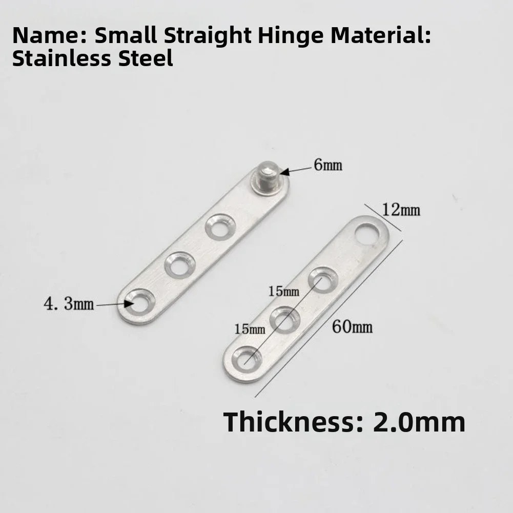 Sleek Stainless Steel Single Unit Hinge For Folding Window Cabinet Furniture Support Strong Build Hardware Support
