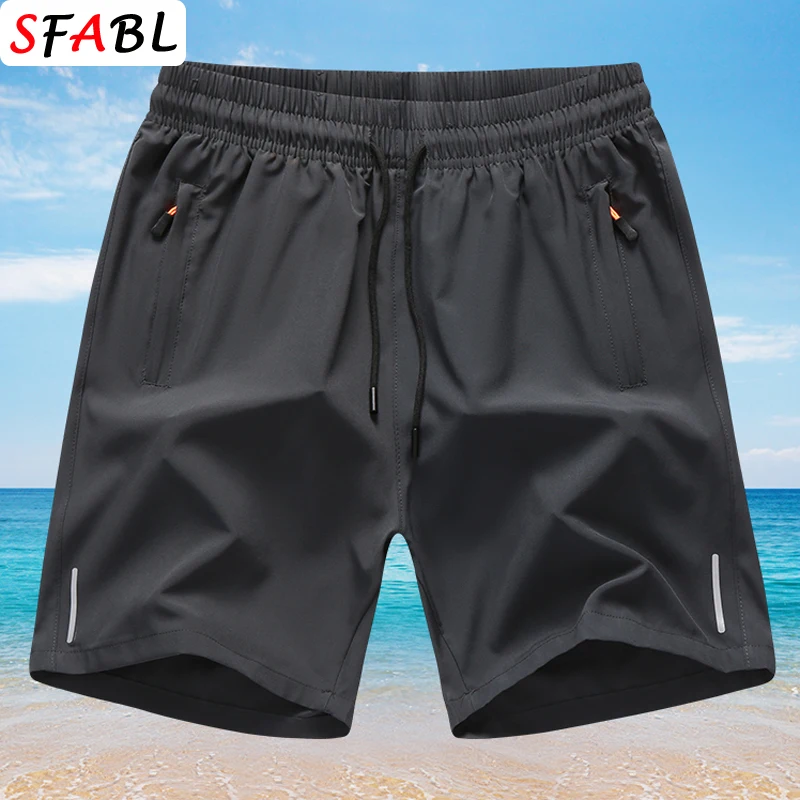 Summer Men's Shorts Jogging Fitness Football Sports Short Pants Thin Loose Breathable Board Shorts Quick Dry Shorts Men's Bottom