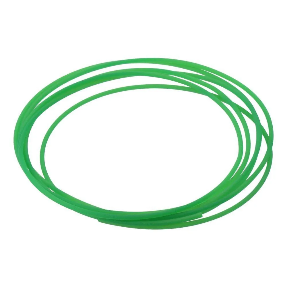 Meltable Cord PU Solid Round Belts Rough Surface 1 Meters Polyurethane Drive Belting Green 2/15mm Transmission Round Belt