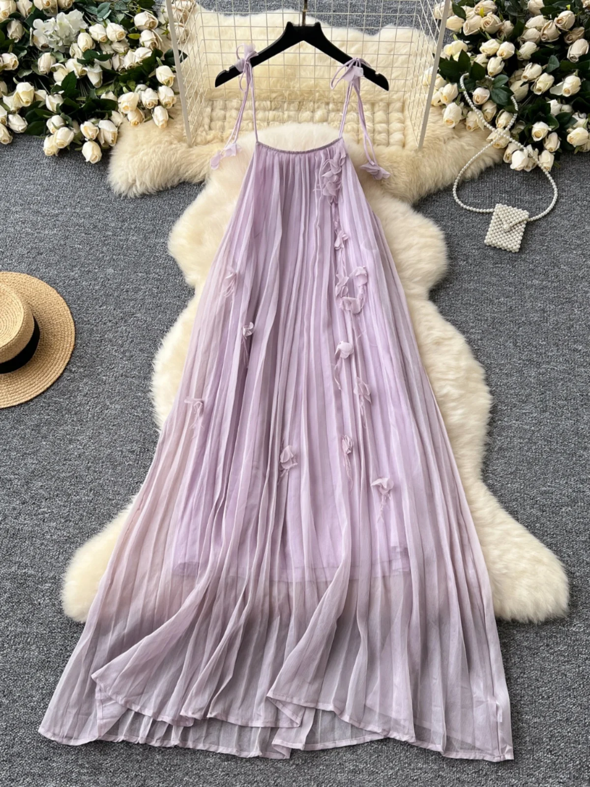 Sanfte Sommer Wind Floral Print ter Ne Midi Dr frauen Abnehmen Hohe Taille Tüll Rock Koreanische Sle A-Line Dr