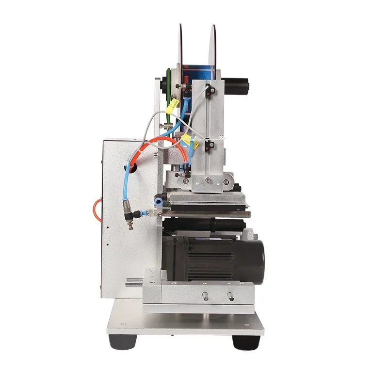 Semi-Automatic Table-Top Electric Manual Labeling Machine for Flat Side Square Bottle Labeling Sticker Labeling Machine LT-60