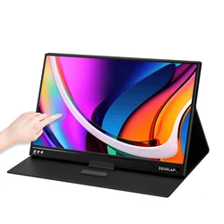 15.6inch Touch Portable Monitor 1920*1080P FHD IPS VESA Mountable Sub Screen for Dex PS5 Laptop Switch Xbox Extend Monitor