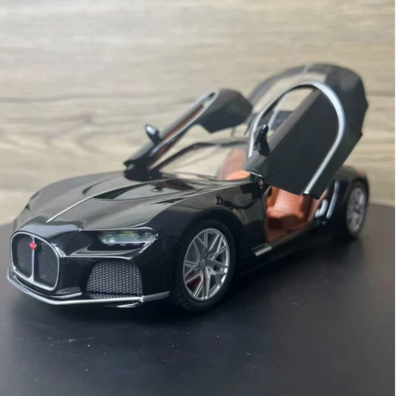 Bugatti – voiture de sport atlantique 1:24, haute Simulation, modèle de voiture en alliage métallique moulé, jouets pour enfants, collection cadeaux